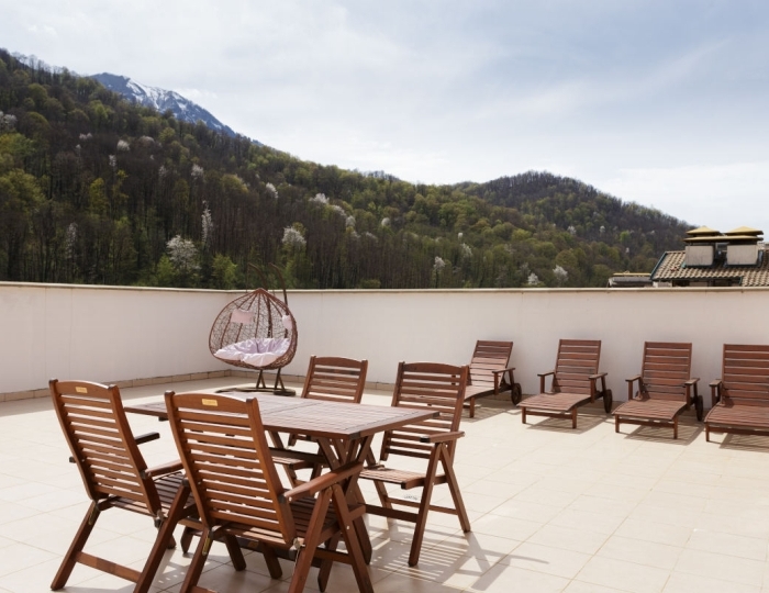 Представительский люкс с джакузи - Отель Courtyard Marriott Sochi Krasnaya Polyana / Кортъярд Марриотт Сочи Красная Поляна