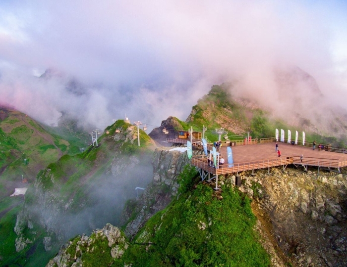 Летние развлечения на территории курорта Красная Поляна - Отель Courtyard Marriott Sochi Krasnaya Polyana / Кортъярд Марриотт Сочи Красная Поляна